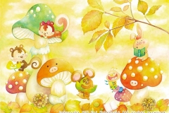 読書のあき？制作：2013読書の秋、本をみんなで読みましょう！って…うーぶー絵本逆さま、まーぶーは…本あきちゃったの？？虫さんも、うーぶーの顔に大笑い。