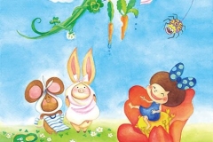 あれれ？制作：2012あれれ？うーぶー、まーぶー、タオルの使い方間違えてるよ！あーあ、クモさんにも笑われちゃったね。