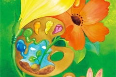花筆パレット制作：2013みんな素敵な花咲く種を持っている。さぁ、あなたはどんな色の花を咲かせる？自分を彩れ 花筆パレット。